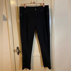 Black skinny pants with zipper ankle. Clothing brand I.N.C. (Macy’s)